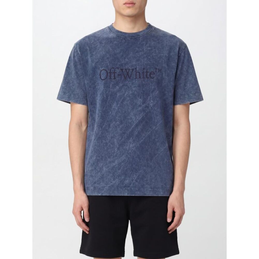 Off-White T-Shirt Men Blue